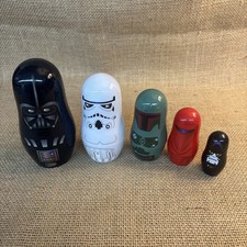 5 Star Wars Nesting Dolls -
