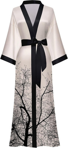 Women floral long kimono - floral,