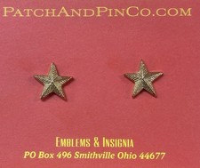 1 star 9/16" Corrugated GOLD