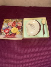 Carlton Ware Condiment Dish & Spoon In Original Box Australian Design