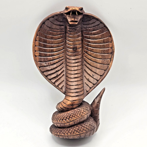 Wooden hooded king - hooded, cobra