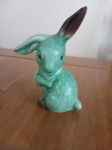 Vintage sylvac green lop eared - vintage, lop-eared