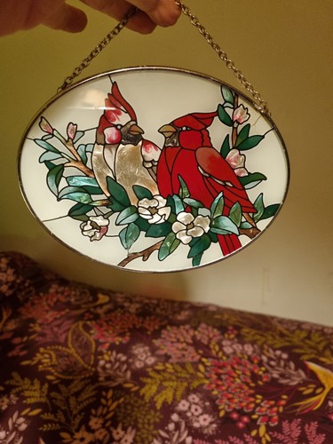 Stunning glass bird suncatcher - stunning,