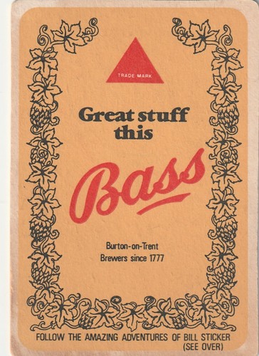Beer mat bass brewery - -,