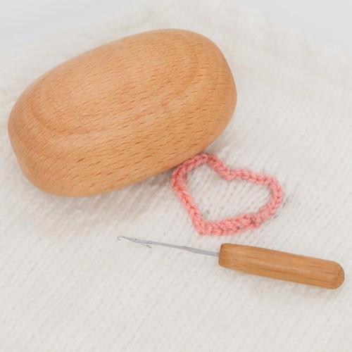 1pc darning egg with - egg, needle