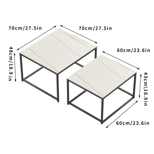 2pc xxl large nesting table - 2pc,