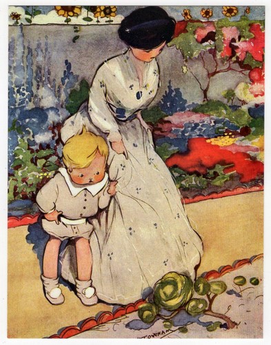 Artist postcard hilda - postcard,
