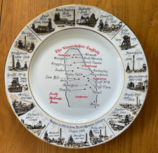 The Warwickshire Coalfields Plate - Fine Bone China