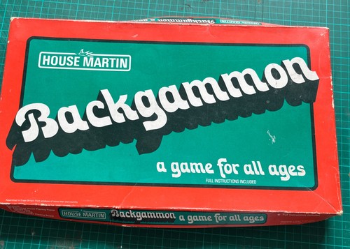 Backgammon vintage board - vintage,