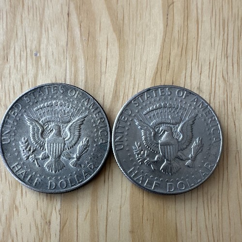 Kennedy half dollar - 2x,