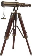 Antique Marine Brass Tripod