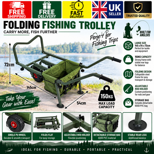 Heavy duty folding fishing - duty,
