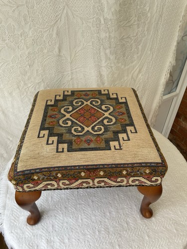 Vintage foot stool geometric - foot,