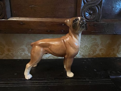 Vintage coppercraft boxer dog.