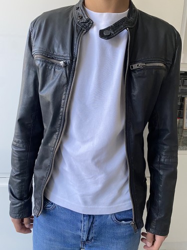 Superdry mens black leather - mens,