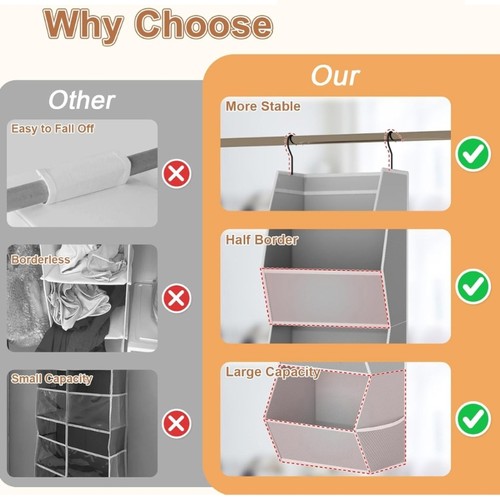 Space saving hanging - hanging, closet