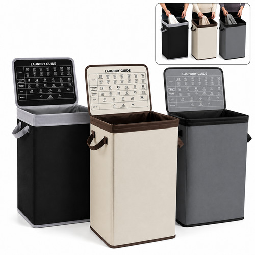 Large laundry basket with - basket,