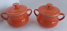 LE CREUSET PAIR OF LIDDED SOUP