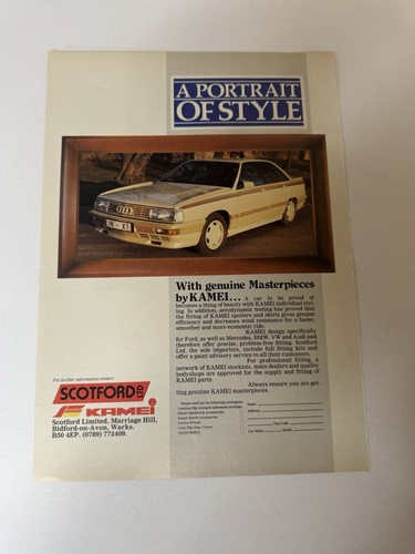 Original vintage 1985 - original, audi