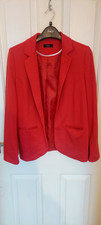 Ladies M&Co Red blazer size 10