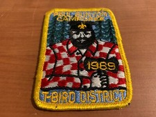 BSA, 1969 Thunderbird (T-Bird) District Paul Bunyan Camporee Patch, Detroit?