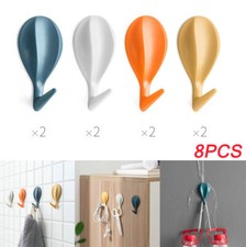 8x Self Adhesive Hooks Wall Hanging Hot Air Balloon Hanger No Punching Required
