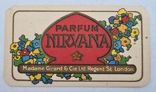 Vintage 1927 Boots Perfume Advertising Card Charity Aid Nirvana Trafford School