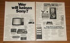 Rare Advertising Sony