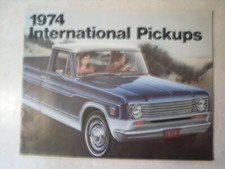 1974 International Pickups Brochure   (E12)