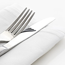 PLAIN FABRIC POLYESTER NAPKIN