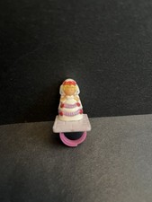100% Complete Vintage Polly Pocket Polly Plays Bride Ring 1990 Sb