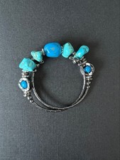 Navajo Turquoise Bracelet Native American Jewelry Unisex Adjustable New