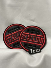 2x  7cm fabric Bridle Discs