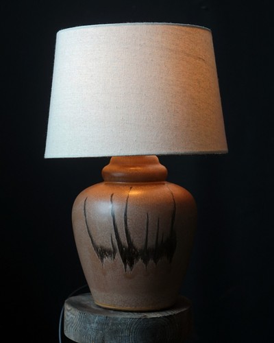 Vintage ceramic table lamp - vintage,