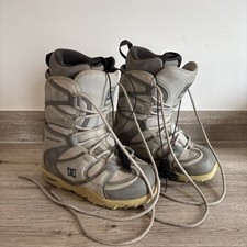 DC SNOWBOARD BOOTS - Grey - Size UK 5 EU 38 - VGC