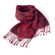 Avon Scarf ~ Burgundy/Wine