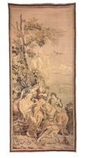 Vintage French Beautiful Verdure Scene Wall Hanging Tapestry 173x79  cm