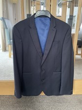 Next Navy Blue Pin-Striped 2