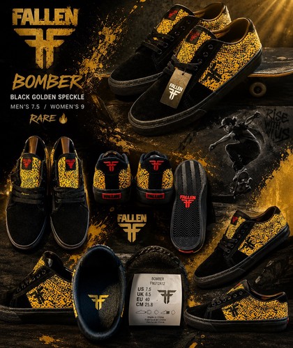 Fallen footwear bomber black - fallen,