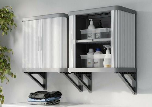 Plastic wall mounted garage - wall,