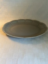 W S George Petalware Gray Oval