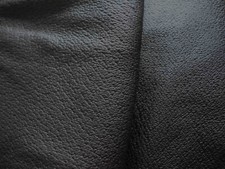 Jet Black Soft pigskin leather