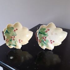 Carlton Ware Berries Leaf Shaped Dishes