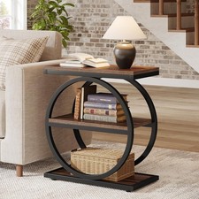 Narrow End Table with 3