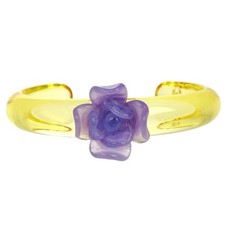 Chanel Bangle Yellow Purple