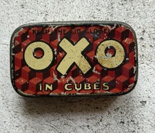 Vintage OXO Cubes Tin Box