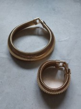 H&M Goldtone Chunky Collar And
