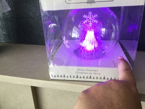Light angel glass ball - light,
