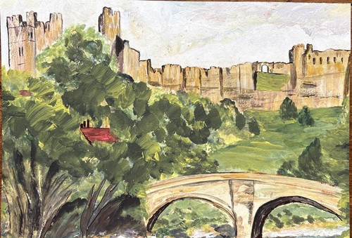 Vintage watercolour painting - vintage,