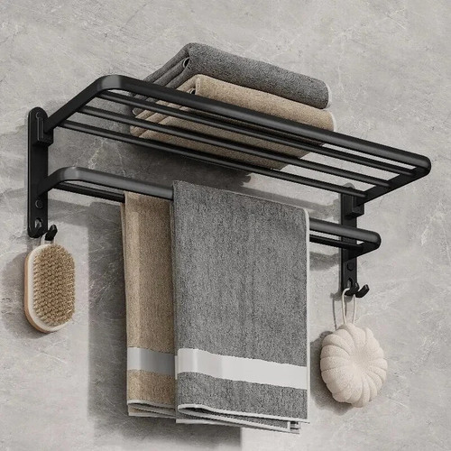 Double tier towel rail holder - towel,